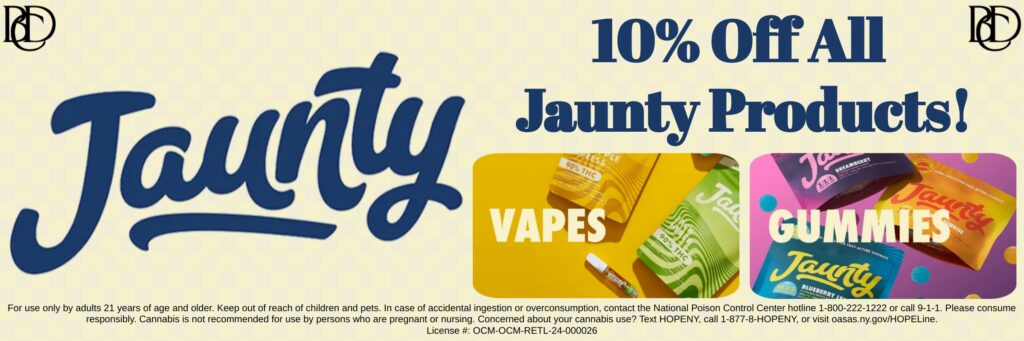 10% Off Jaunty at Bayside Cannabis